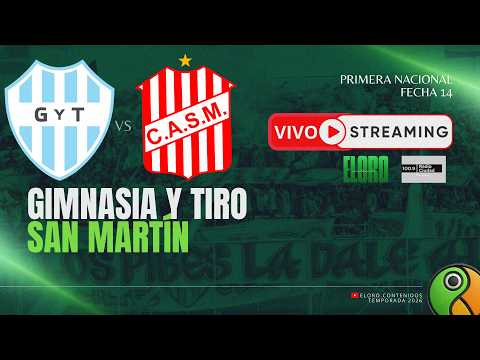 EN VIVO | GIMNASIA Y TIRO  VS SAN MARTÍN DE TUCUMÁN | PRIMERA NACIONAL