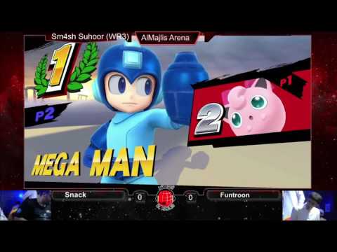 Smash 4 Suhoor: Snack (Mega Man) vs Funtroon (Jigglypuff) - WR3