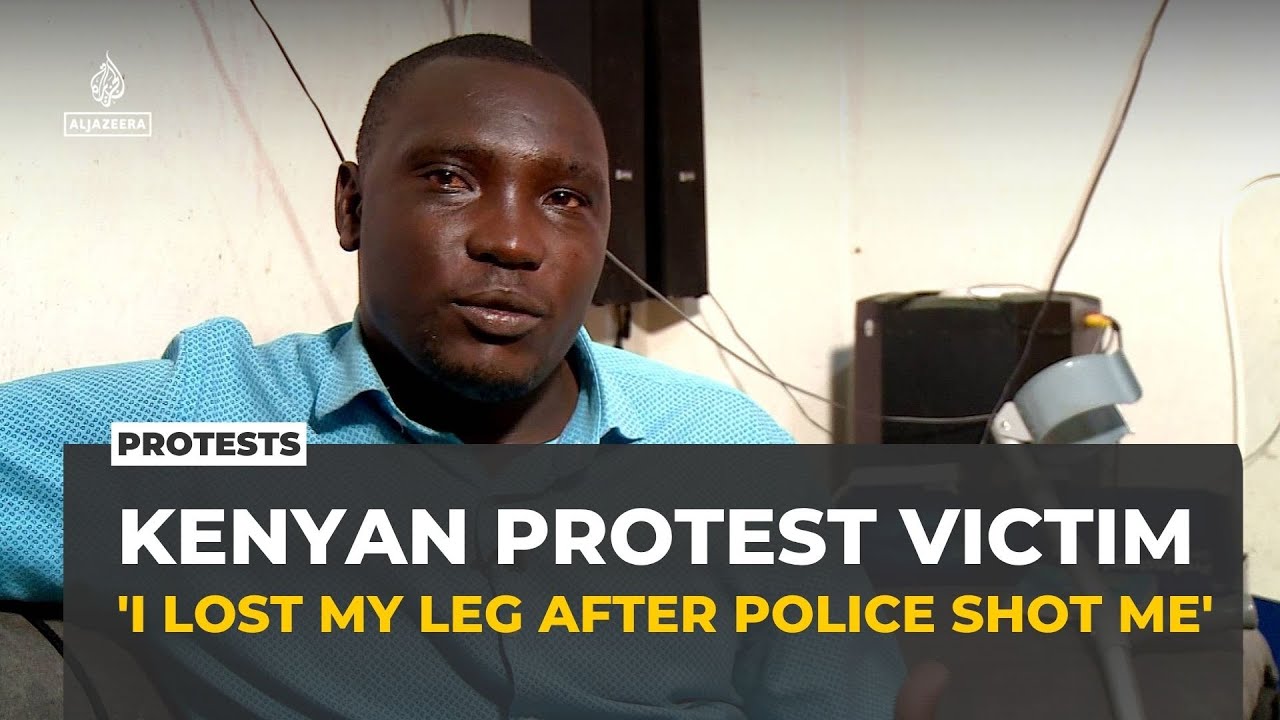 Kenya protest survivor lost his leg and his hope for change
