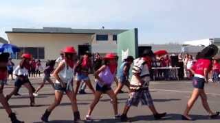 Angelica and friends dancing El Caballo Dorado