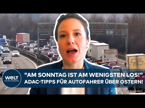 Video Thumbnail: DEUTSCHLAND: ADAC warnt vor Osterstaus! "Eigentlich auf fast allen Autobahnen!"