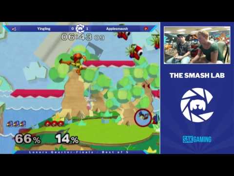 The Smash Lab 95 Losers Quarters - Yingling (Falco) vs Applesmaush (Samus)