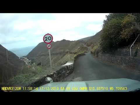Drive from Longwood Gate to Jamestown Seaside on St Helena