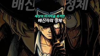 원피스 세상의 마지막을 목격한 배신자의 정체