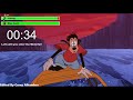 A Goofy Movie 1995 Waterfall Scene With Healthbars