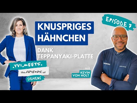 Knusprige Hähnchenbrust auf der Teppanyaki-Platte von Siemens | Yvi meets Kevin von Holt
