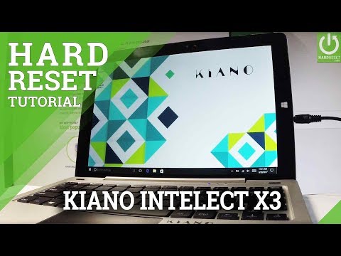 How to Reset Settings in KIANO Intelect X3 - Restore Windows Settings