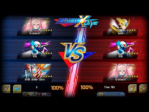 [Mega Man X DiVE] Season 27 Ranked Match #3 + Rematch | Gate - ViA - Eratoeir | Mobile Controls PvP