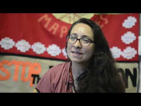 Testimonios de mujeres exiliadas chilenas, parte del audiovisual de la exposición \