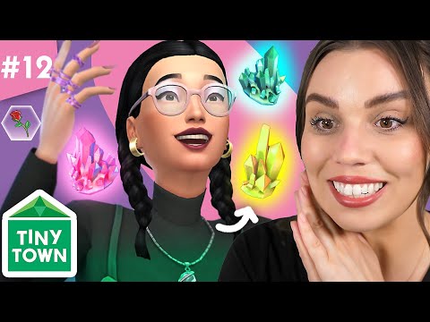 Can we get rich from Crystals? ???????? Sims 4 TINY TOWN ???? Purple #12