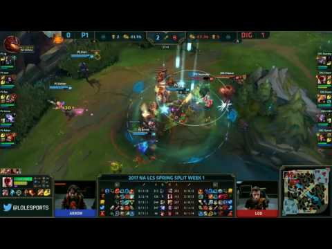 DIG vs P1 Highlights Game 2 NA LCS Spring 2017 W1D2 Dignitas vs Phoenix1