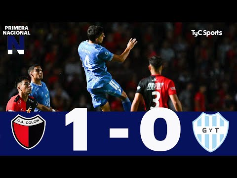 Video: Colón 1-0 Gimnasia y Tiro (S) | Primera Nacional
