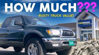 How Much Will CarMax Give Me For My Rusty 21 Year Old Toyota?