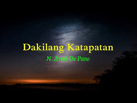 Dakilang Katapatan Lyrics (Feat. N.  Arnel De Pano)