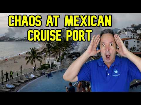 TOTAL CHAOS AS VIOLENCE ERUPTS AT MEXICAN CRUISE PORT