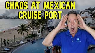 TOTAL CHAOS AS VIOLENCE ERUPTS AT MEXICAN CRUISE PORT