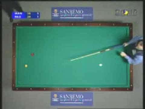 Video-omaggio a Andrea Paoloni - biliardo stecca 5 birilli
