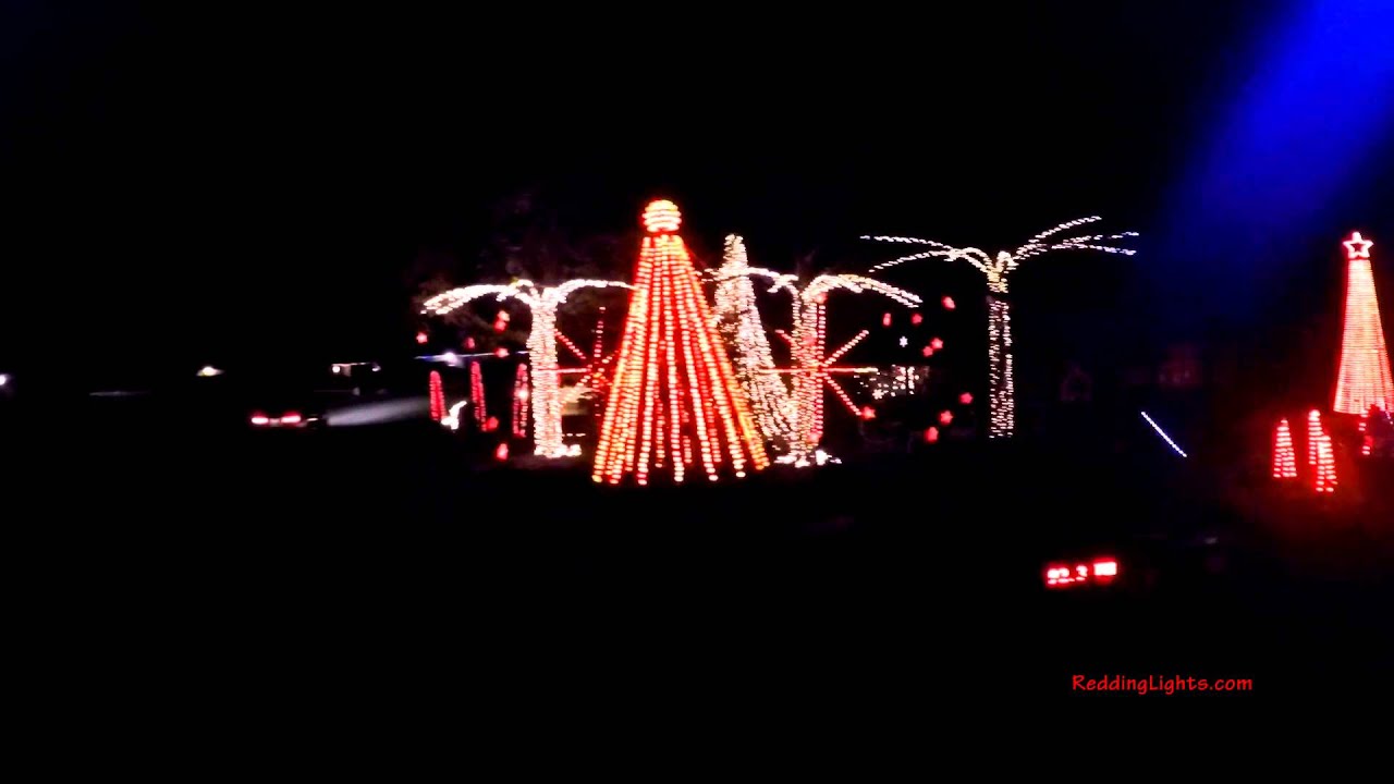 DRONE - 2015 What A Glorious Night - Redding Christmas Lights