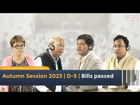 Autumn Session 2023 | D-5 | Bills passed