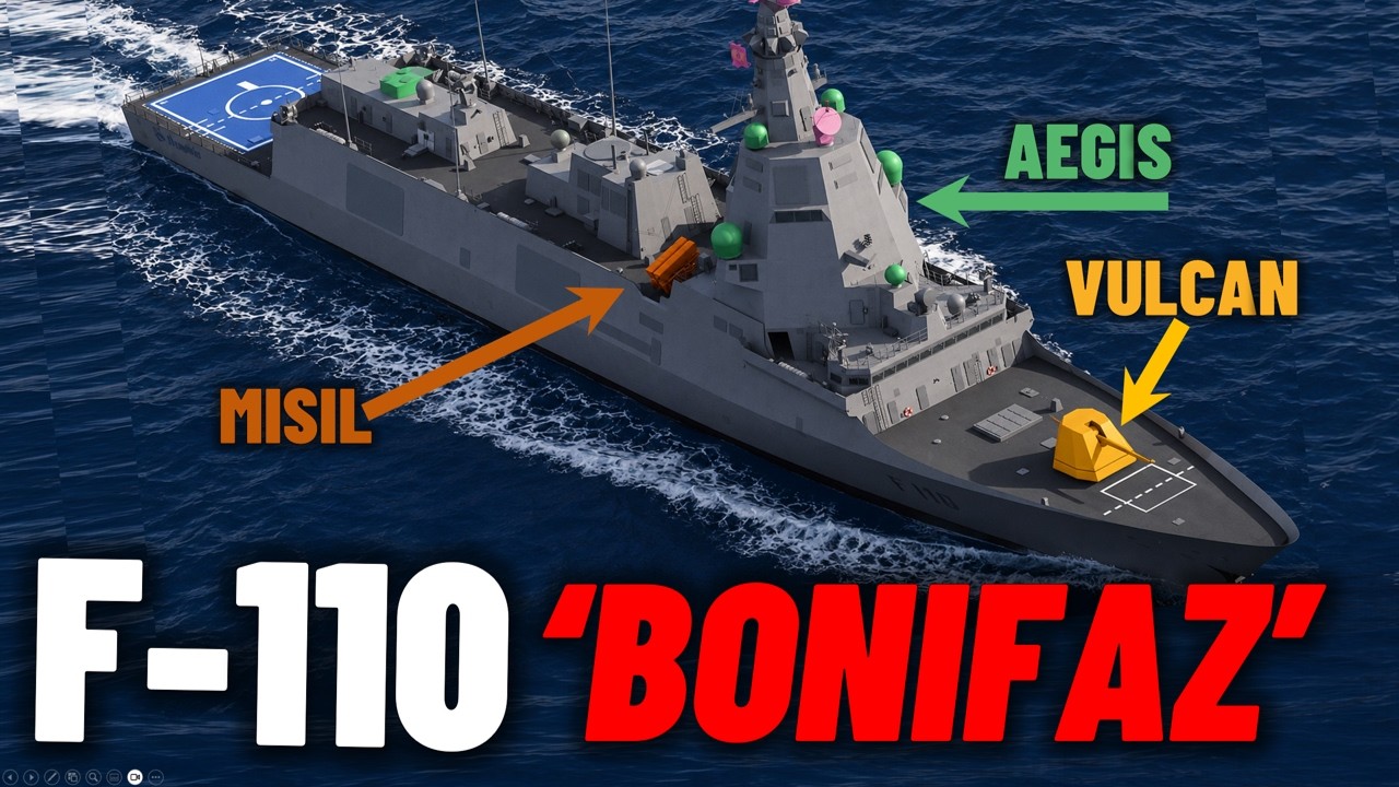 Análisis del BUQUE | Fragata F-110 Bonifaz: