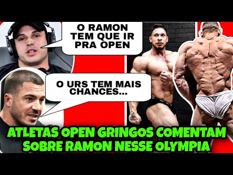 ATLETAS GRINGOS OPEN FALAM QUE URS PODE FICAR A FRENTE DO RAMON