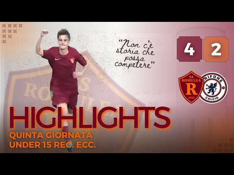 Romulea - Grifone Calcio | GOAL e HIGHLIGHTS V giornata Under 15 Reg. Ecc.