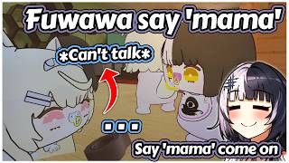 Even as a Baby, Shiori Goes Mom Mode When Baby Fuwawa Appears [Hololive EN]