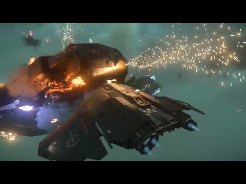 Star Citizen Alpha 3.16.1 PTU Destroying Xenothreat Idris with Ares Inferno (Xenothreat Playtest)
