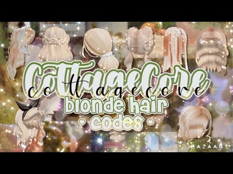 Blonde Hair Codes + Links | Cottagecore Aesthetic | Roblox Bloxburg