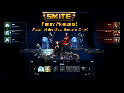SMITE NIGHT! MOTD: All Hunters - All Skadi's!