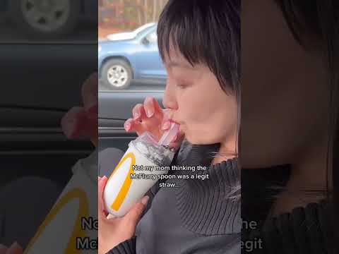 DID YOU EVER DO THIS WITH OREO MCFLURRY? #shorts