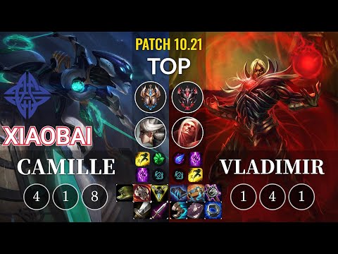 ES Xiaobai Camille vs Vladimir Top - KR Patch 10.21