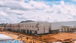 Time Lapse Construction BMW Plant Chennai | Professional Construction Camera Services in India