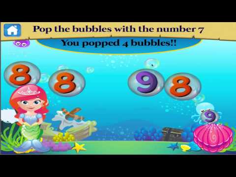 Mermaid Princess Pre K Games Video