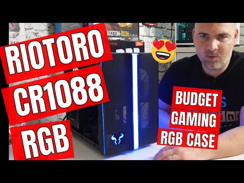 Riotoro CR1088 RGB Full ATX PC Case Teardown & RGB Test