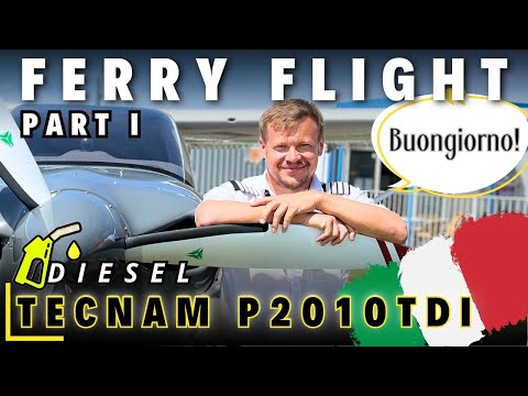 TECNAM P2010 TDI Diesel | Ferry Flight Review | PART 1 of 2 - YouTube