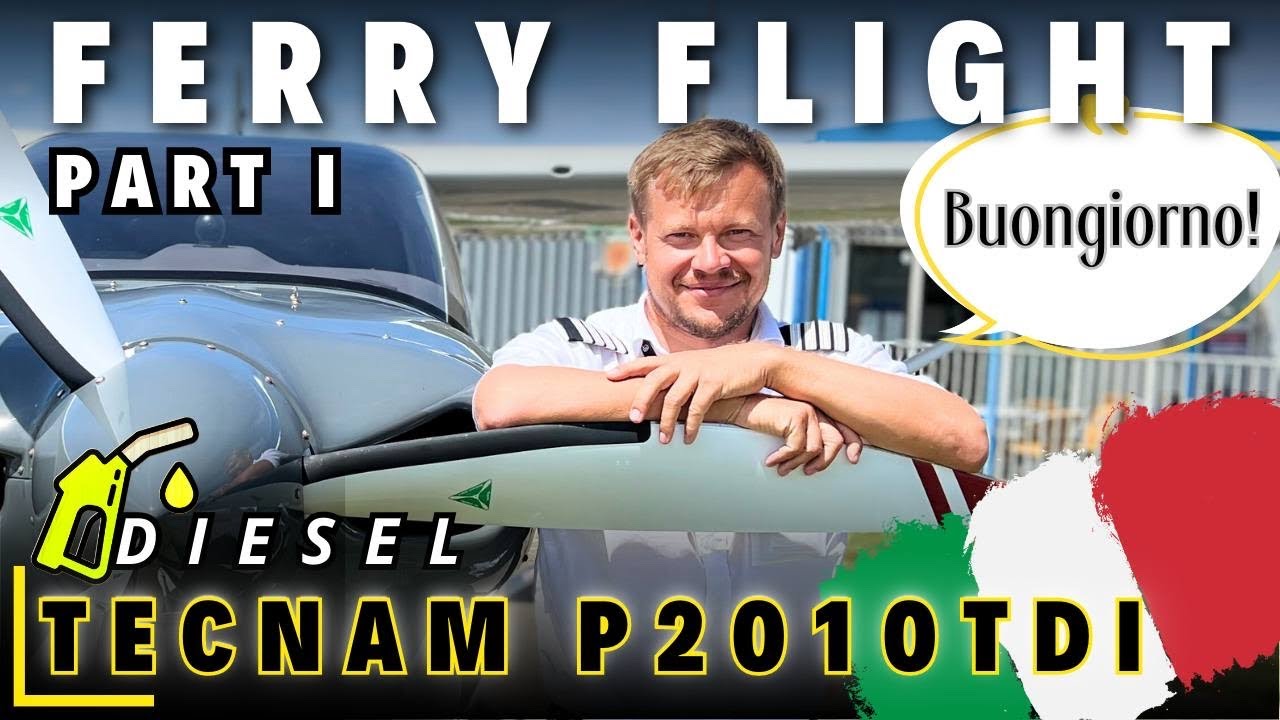 TECNAM P2010 TDI Diesel | Ferry Flight Review | PART 1 of 2