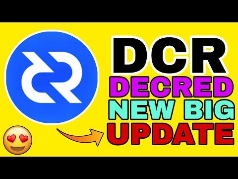 DCR Coin Breaking Update 😃 🔥 | DCR Coin New Update | Decred Crypto Price Prediction