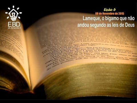 EBD – O Impiedoso Mundo de Lameque (4ºtrim_2015) – Pr. Luiz Carlos Araújo