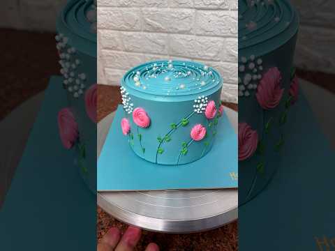 Roses  cake design #shortsfeed #shorts #trending #cakedecorating #cakedesign #viralvideo