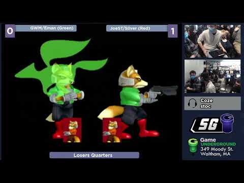 GUMI SSBM - GWM/Electroman (Green) vs. JoeST/Silver (Red) - Melee Doubles LQF