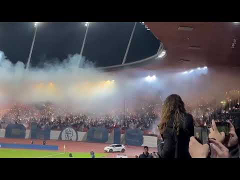 FCZ - GCZ 2:1 #superleague 26.09.2023 Derby du Zurigo #coreografia #pyro #tifosi