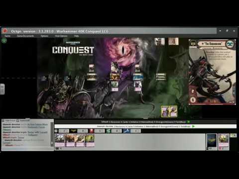 40k Conquest on OCTGN - Archon Salaine Morn vs Swarmlord