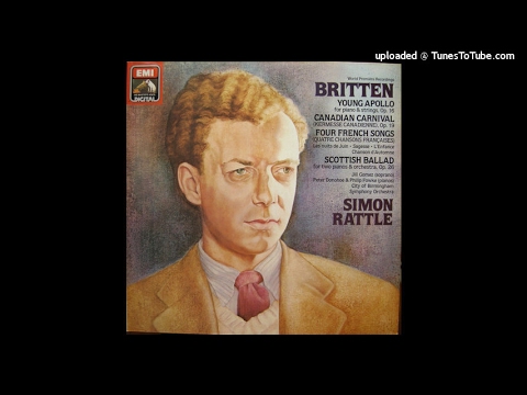 Benjamin Britten : Canadian Carnival for orchestra Op. 19 (1939)