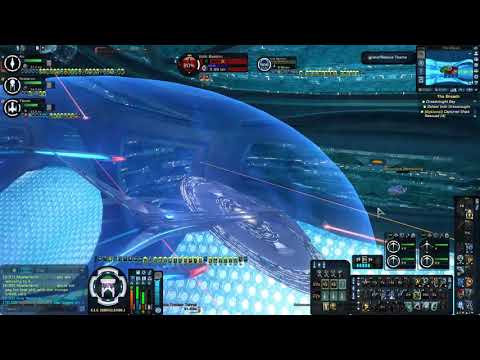|Star Trek Online | Universe Class - Temporal Heavy Dreadnought Cruiser | Breach | Bumping into stuf