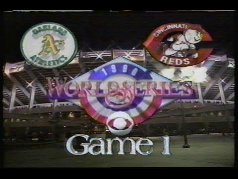 1990 World Series Game #1: A's at Reds