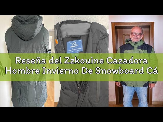 Vídeo relacionado con Zzkouine Cazadora Chaqueta Invierno De Snowboard Cálida Al Aire Libre Antiviento Hombre Chaqueta De Trabajo Impermeable Exteriores Abrigos Con Capucha