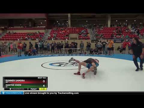 100 Lbs Semifinal - Gunner Samora, NM Vs Hunter Knox, OK C290