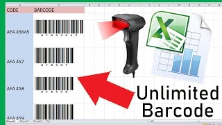 How to barcode generator in excel free | Quick and Simple way