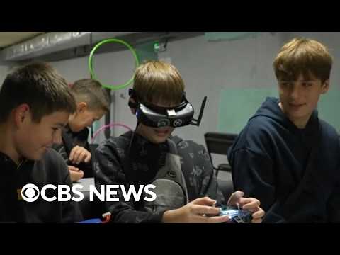 Ukraine school is teaching kids how to fly drones